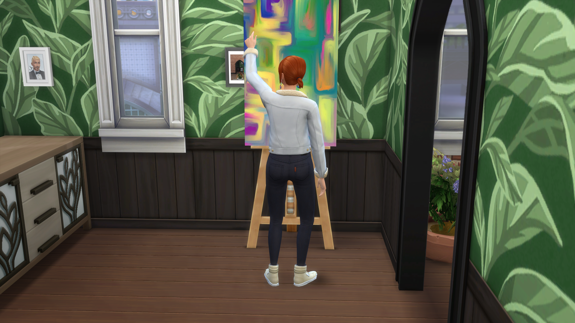 Painting canvases